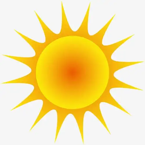 金色太阳矢量图