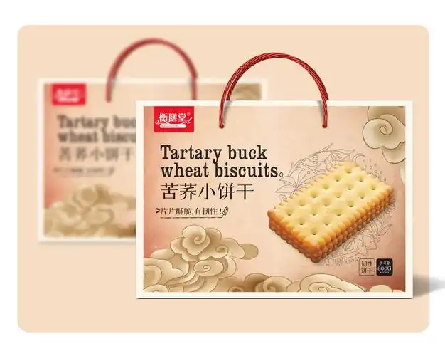 biscuit packaging design桃酥饼干/韧性饼干包装设计