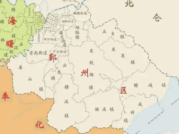 宁波鄞州区有哪些镇