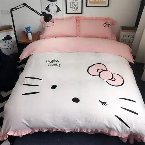 公主床粉色hello kitty