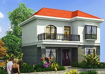 二间三层半别墅设计图-别墅图纸库-自建房设计大全-图纸之家