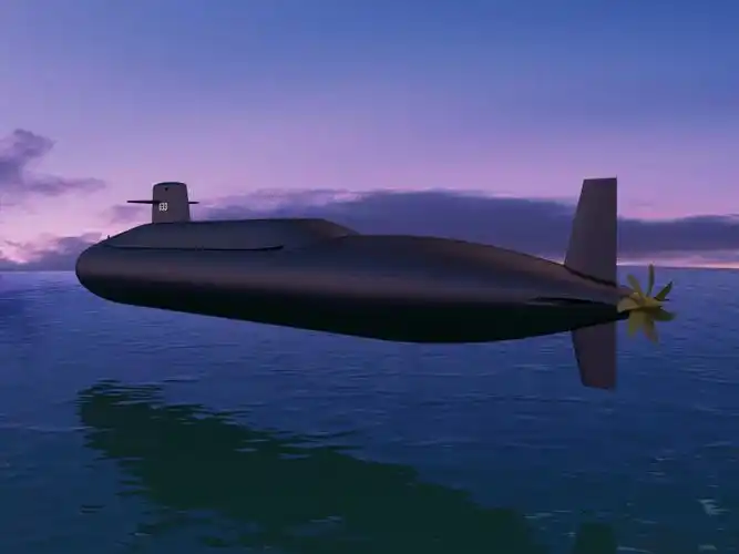 美国ssnbn633拉斐特级弹道导弹核潜艇