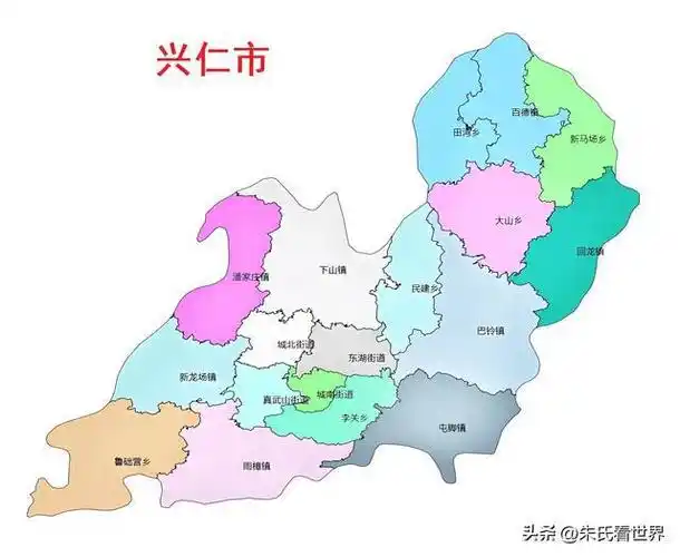 兴仁市行政区划代码为522302,邮编为562300.