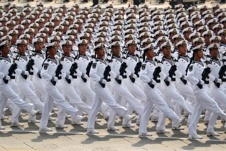 阅兵视觉壮哉阅兵场上的中国军人高清无水印组图