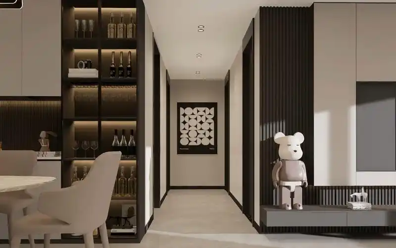 现代轻奢案例分享,全屋高级灰简洁大气,超酷!