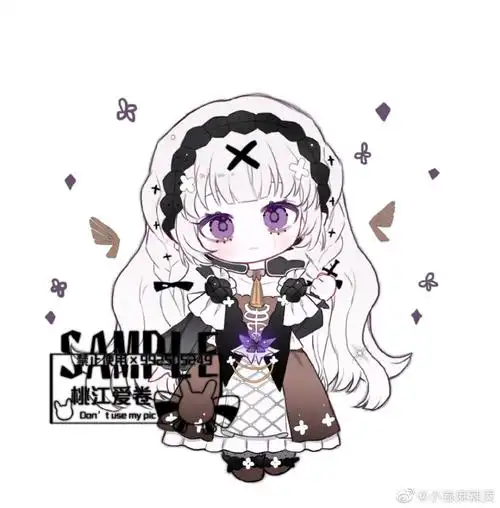 我们过过眼瘾就好了√ lolita 洋服 可爱 q版 服装设计 服设 哥特