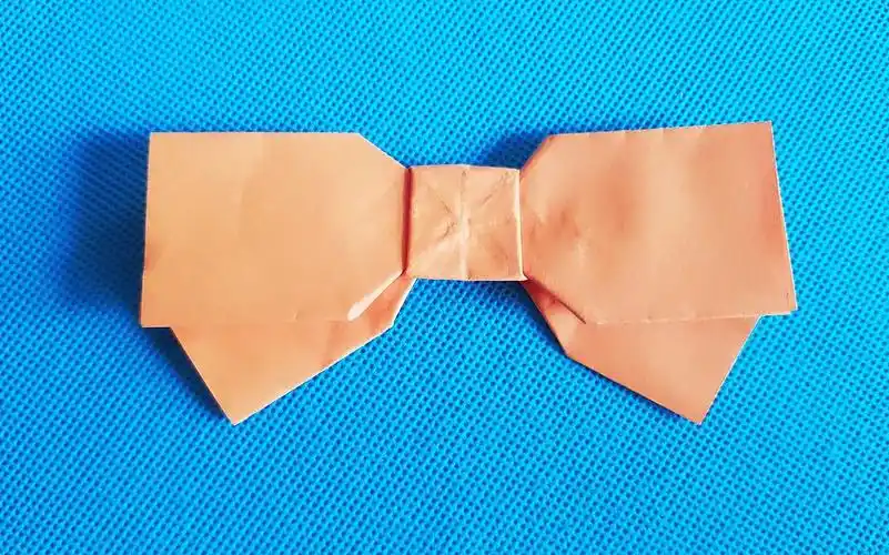 【折纸教程】折纸王子:蝴蝶结领结2折纸大全教程讲解详细一看就会