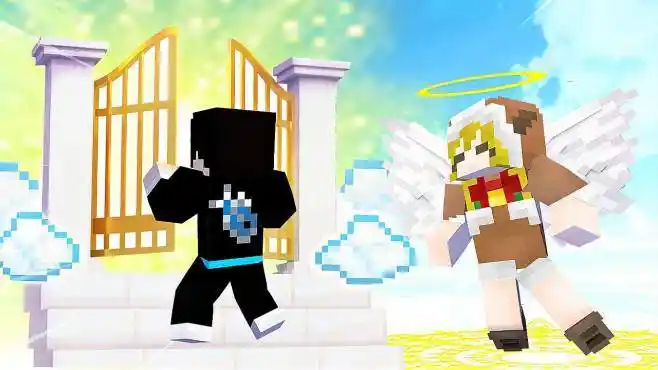 我的世界:木鱼小铃铛来到神界挑战神兽,成功升阶为神王