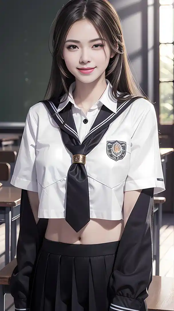 青春与帅气:校园jk小姐姐的专属图组(ai20)