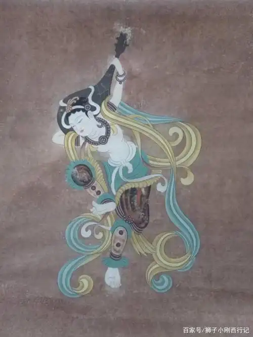 中华瑰宝,敦煌壁画,反弹琵琶