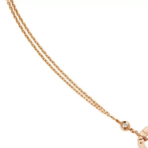 cartier/卡地亚 女士经典love项链两颗钻石吊坠 b7224509-ba12