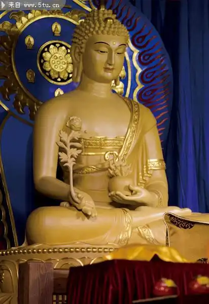 金色释迦牟尼像图片