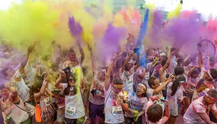 cn-- 彩跑北京(3) 歪歪唧唧 歪唧摄影 园博园 彩色跑 nb color run