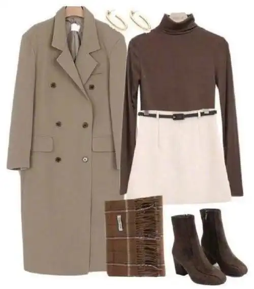 咖啡色依然是秋冬季节比较大火的颜色咖啡色搭配什么颜色衣服好看2