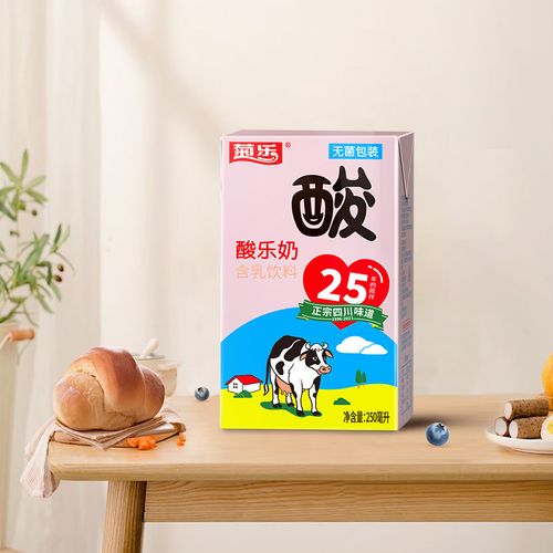 菊乐风味奶酸乐奶饮料250ml*24