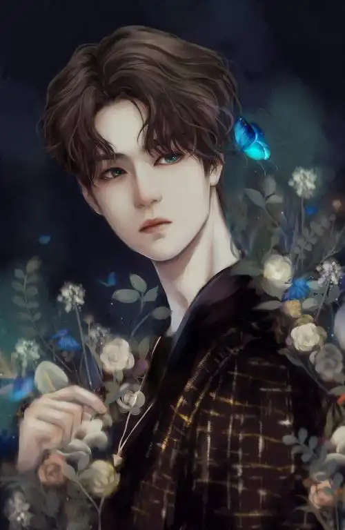 王一博二次元图片王一博撕漫男造型真人比动漫帅系列