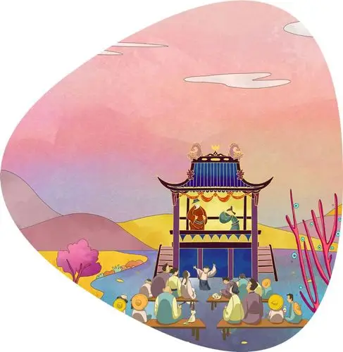 新苗展台绍兴古戏台传统文化普及儿童绘本