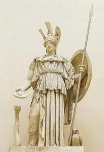 雅典娜雕像,智慧和哲学女神传说中的古希腊女神雅典娜 palla帕拉斯