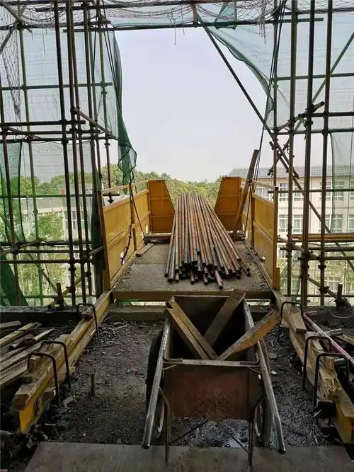 抽屉式建筑悬挑卸料平台施工作业缷料钢平台源头厂家定制