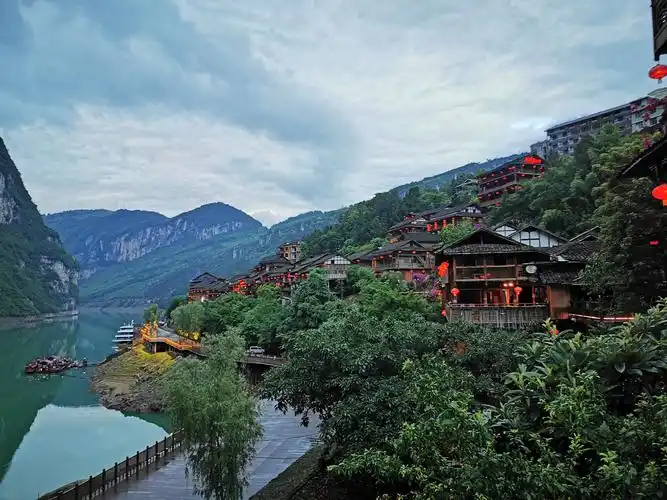 重庆酉阳四日游之风景篇 写美篇      龚滩古镇是此行的最后一个景点