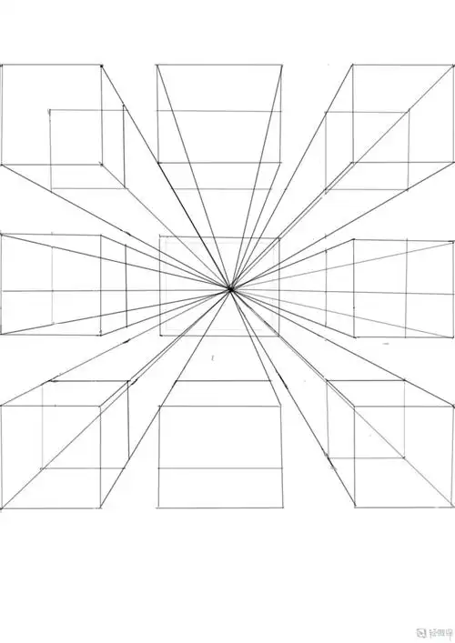 找水平线与灭点绘画中的透视练习gf16022