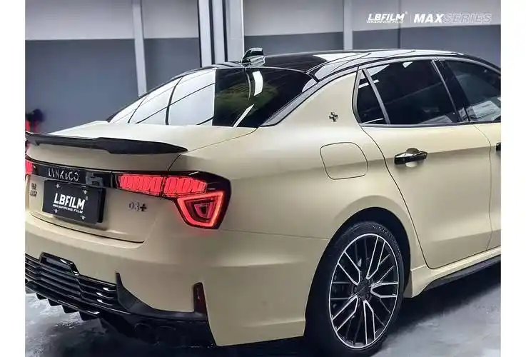 广州花都区沙漠黄领克03改色膜品牌,广州花都区新车改色膜推荐_搜狐