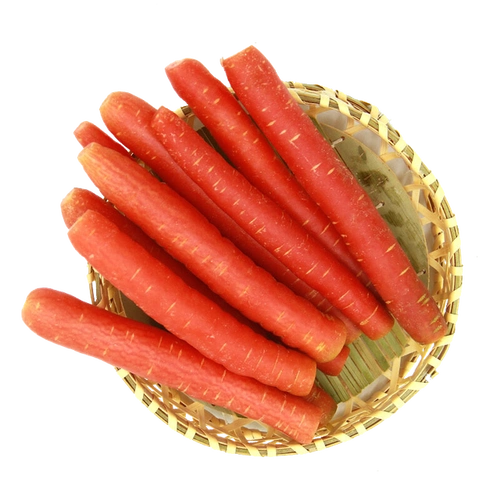 水果胡萝卜是中国农业科学院从美国引入的一个水果胡萝卜全新品种.