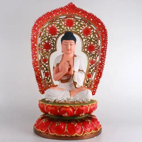 16寸带背光药师七如来药师佛七如来手工彩绘 七佛如来佛 佛堂用品