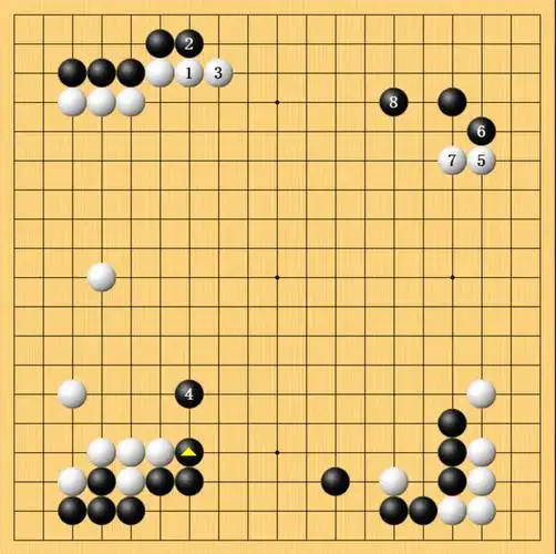 新浪围棋佳局欣赏一:劫争突击 强腕吃棋(多谱)