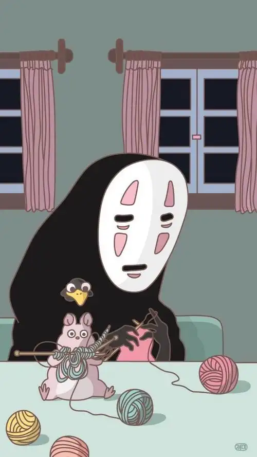 一组无脸男壁纸