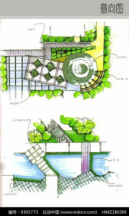 亲水平台平面图