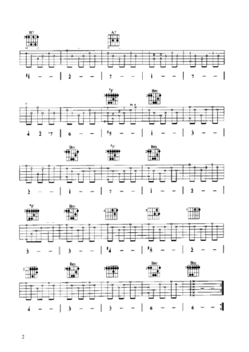 月光 吉他类 古典_其他曲谱_搜谱网