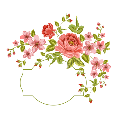 玫瑰花边框图片大全