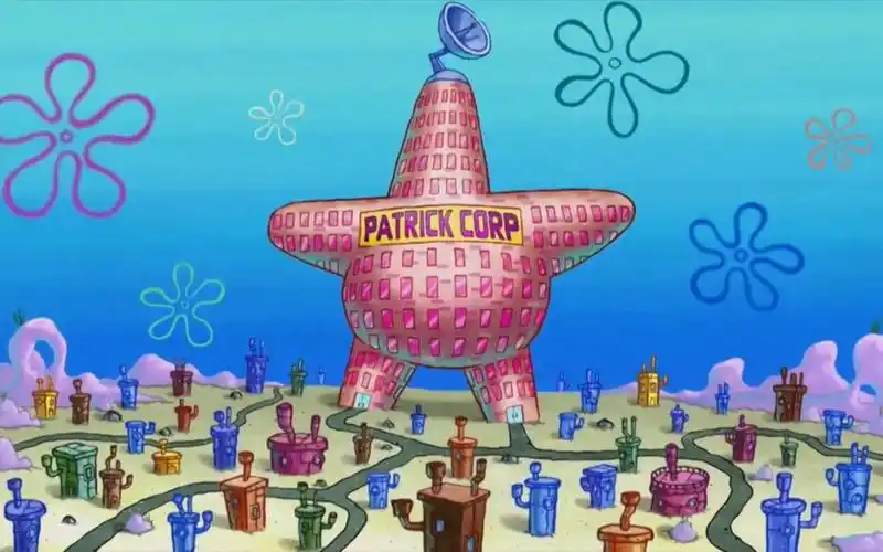 派大星变得有钱后,房子都是海星形状的!这个13可让他装明白了!