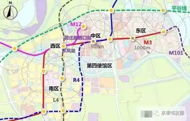 r4具体站点规划:新机场--空港生活区--魏善庄--磁各庄--南苑南--新宫