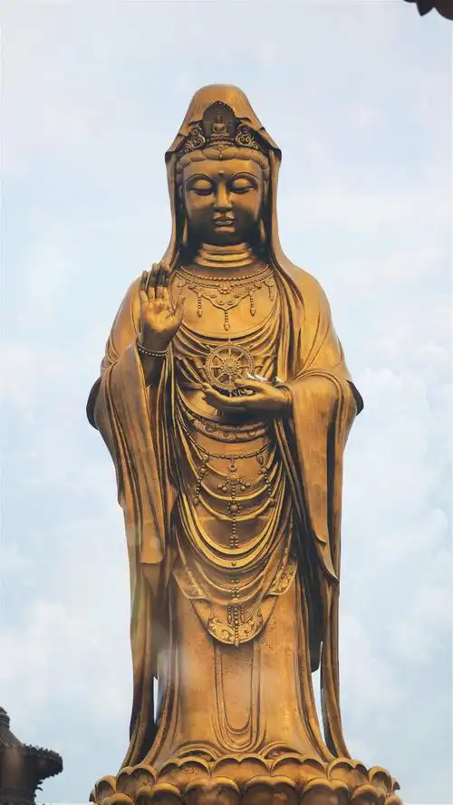 普陀山南海观音.南无阿弥陀佛!