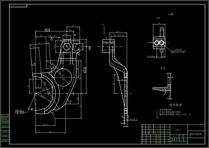 a2 倒档拨叉零件图.dwg缩略图