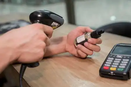 条形码扫描照片