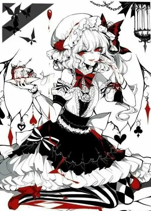 病娇系二次元动漫女生头像没有你的世界毁了也无所谓