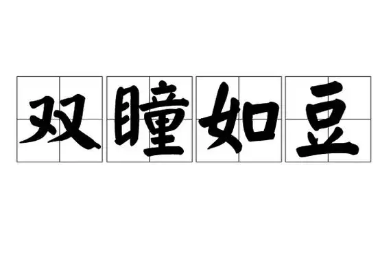 豆,汉语成语,拼音是shuāng tóng rú dòu,意思是形容人的目光短浅