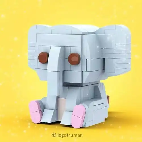 lego乐高moc佳作欣赏萌萌哒小动物乐高作品集1