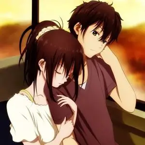 少女挽手共余生_卡通情侣头像图片_扣扣居