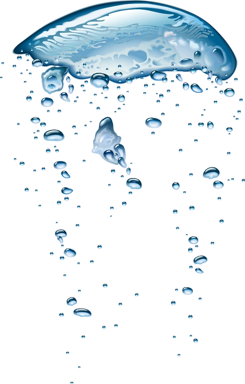 png透明背景素材水滴水形状创意水形状水素材