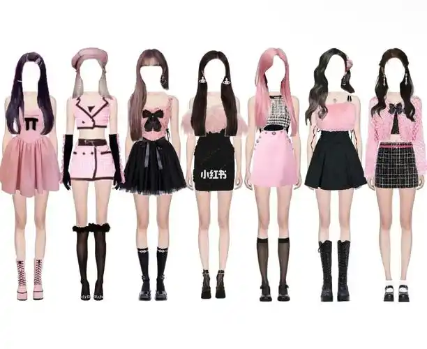 秋冬粉色打歌服