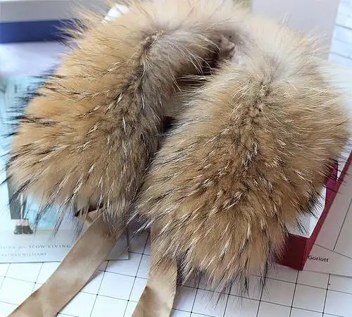 貉子毛领羽绒服女