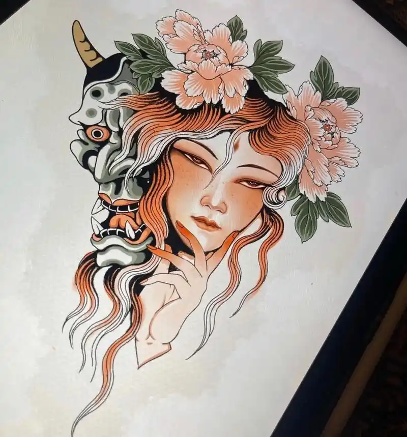 纹身图案手稿 #手稿分享 #昆明西山区纹身 #昆明纹身 # - 抖音