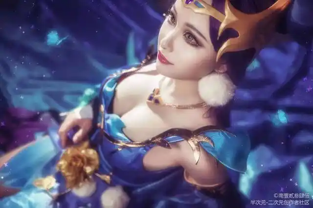 王者荣耀貂蝉仲夏夜之梦cos,月光下邂逅的,是你,或者爱情?