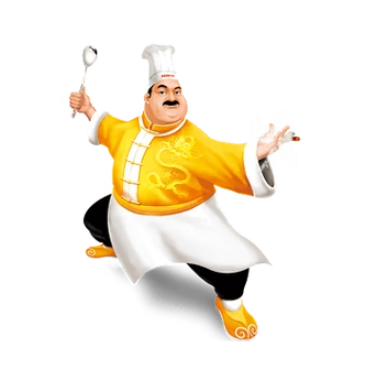 可爱卡通厨师