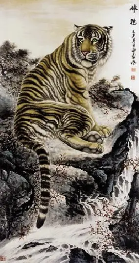 卢承豪  雄视  180×96cm