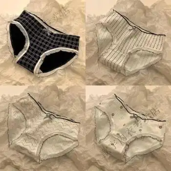 桑琴女生内裤三角棉质裤衩女学生可爱初中生女孩高中中腰日系提臀甜美